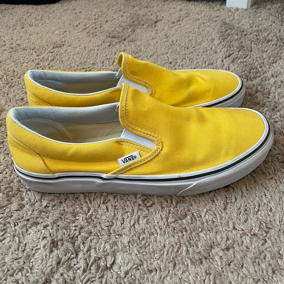 Yellow Slip-on Vans - Picture 1 of 5